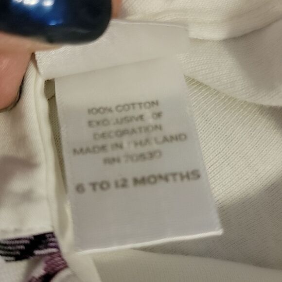 JANIE AND JACK 2-PIECE GRAY ROMPER DRESS AND ONESIE, SIZE 6-12 MONTHS - Picture 12 of 14